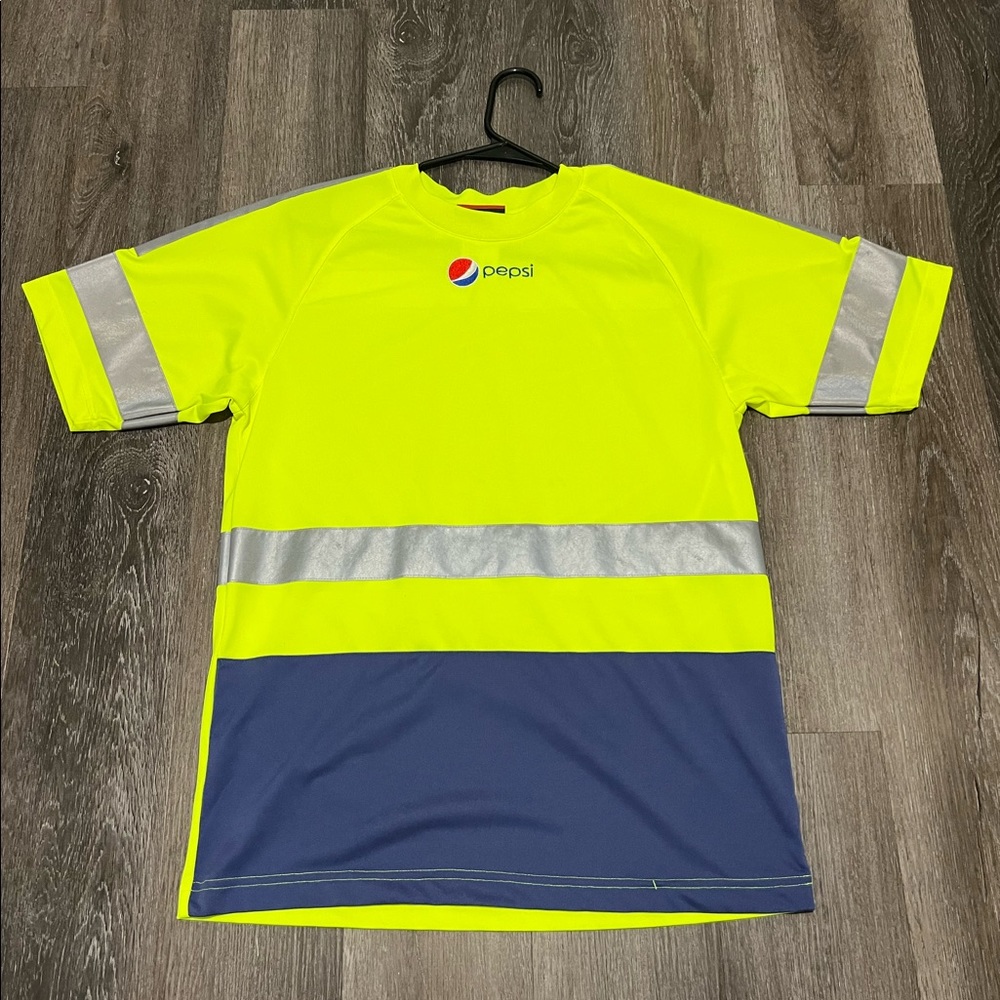 Pepsi Aramark Neon Reflective 3M Safety Shirt